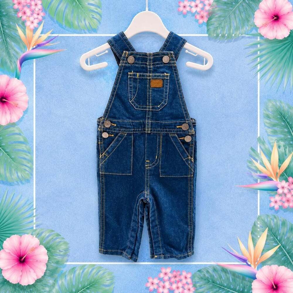 B0012-Lee Denim Overalls Baby Size 0-3 Months